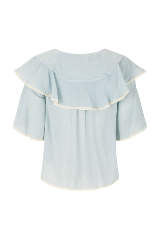Bluebird Ruffle Blouse