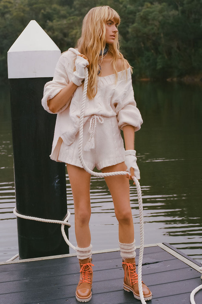 Cosy Campfire Knit Short