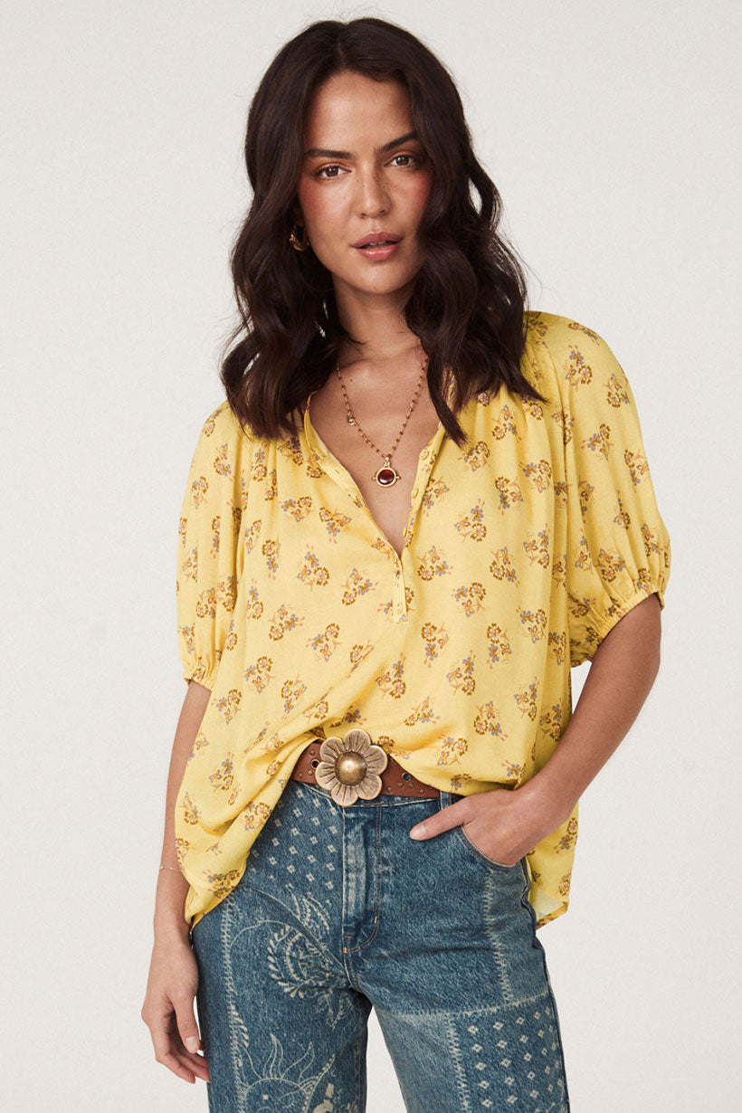 Rebel Spirit Short Sleeve Blouse