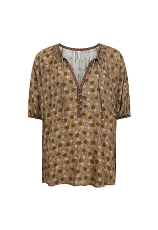 Swan Lake Short Sleeve Blouse