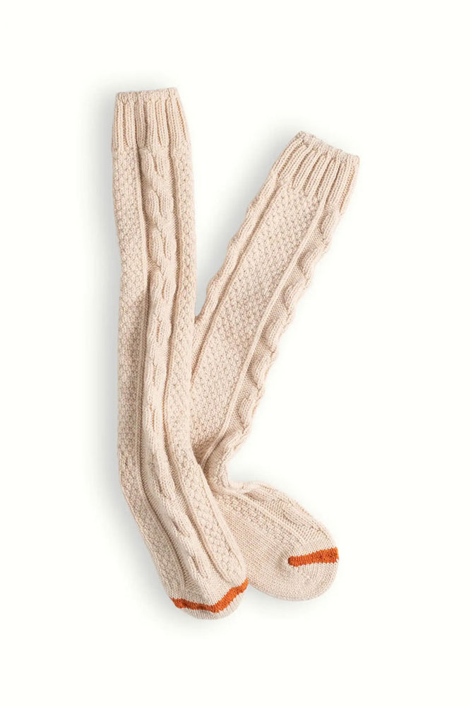 Thunders Love - Wool Collection High Knee Cable Knit Sock